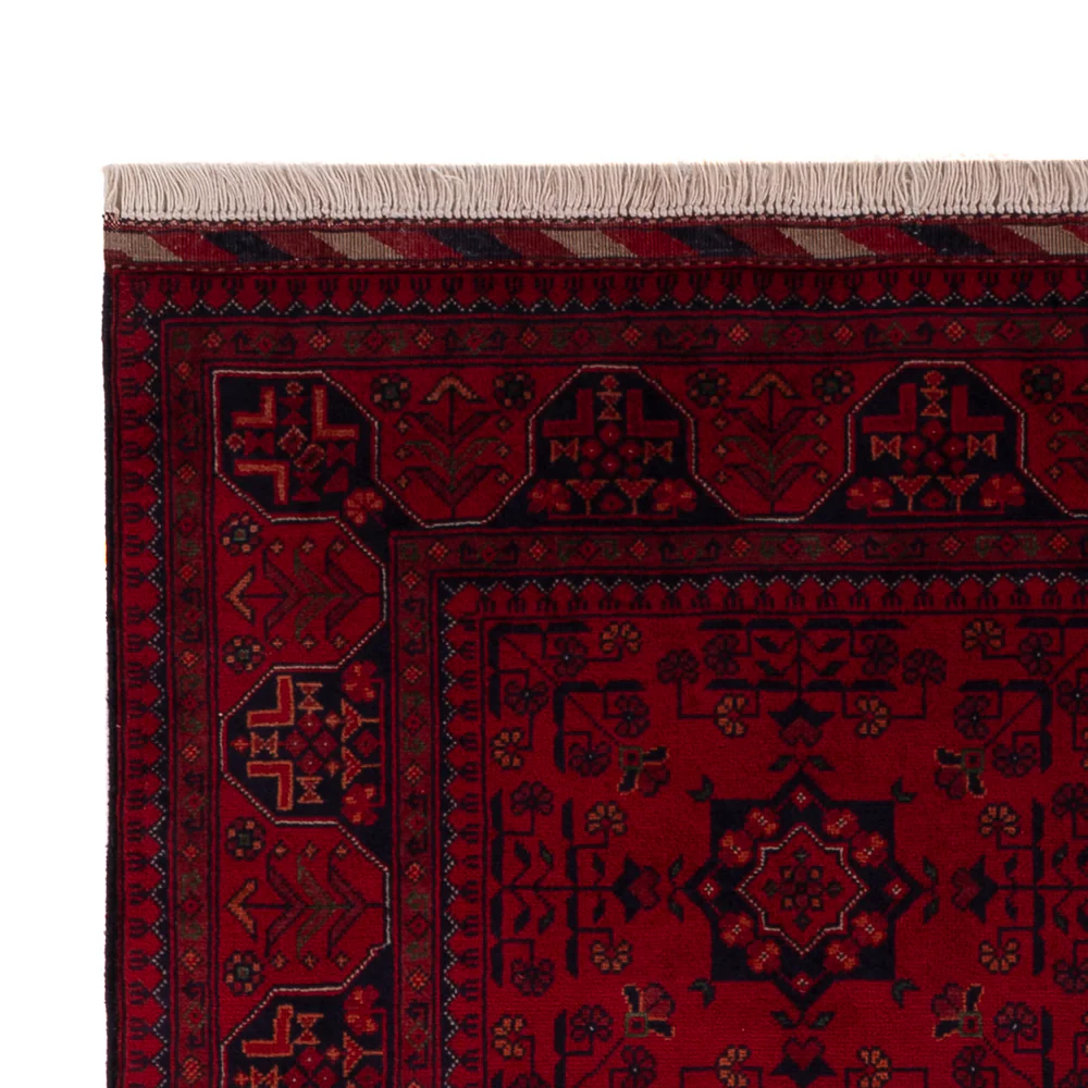Afghan Teppich - Royal - 146 x 100 cm - rot - Image 3