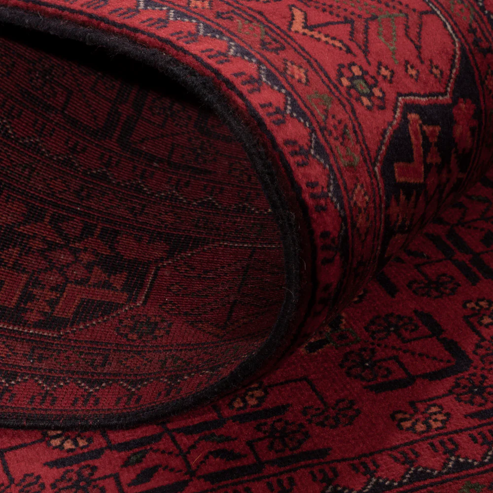 Afghan Teppich - Royal - 146 x 100 cm - rot - Image 4