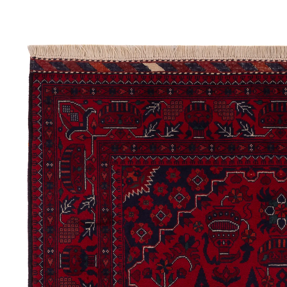 Afghan Teppich - Royal - 148 x 104 cm - rot - Image 3