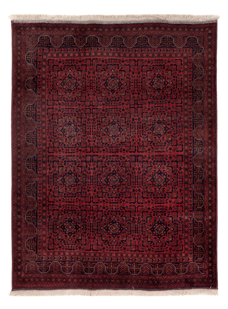 Afghan Teppich 193x147cm - Orientteppich