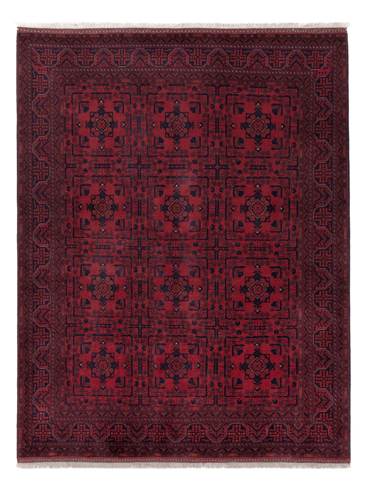 Afghan Teppich 193x152cm - Orientteppich