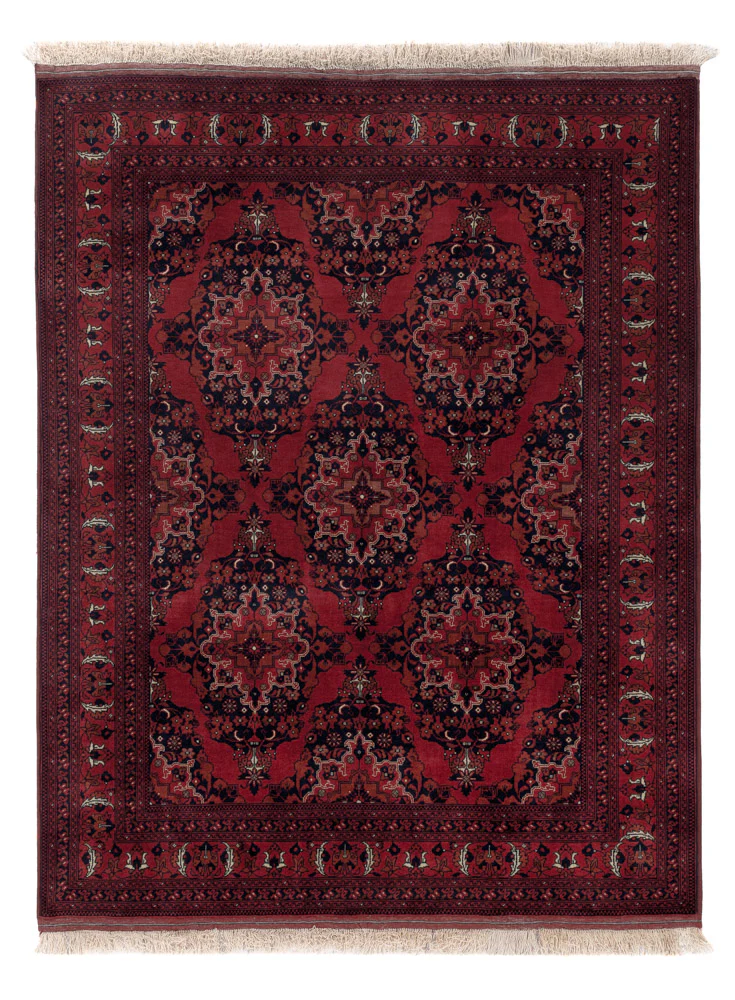 Afghan Teppich 196x146cm - Orientteppich