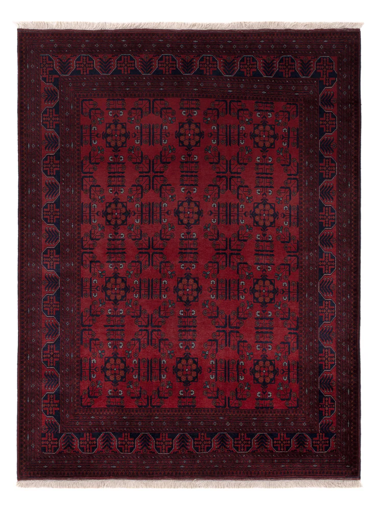Afghan Teppich 198x150cm - Orientteppich