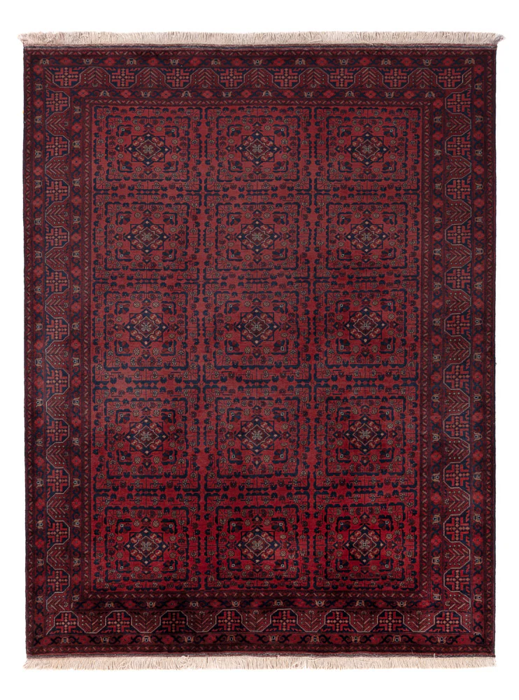 Afghan Teppich 198x153cm - Orientteppich