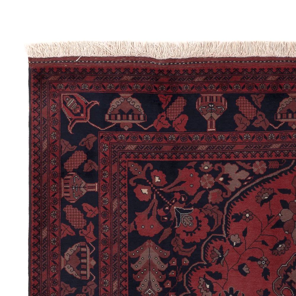 Afghan Teppich - Royal - 200 x 148 cm - rot - Image 3