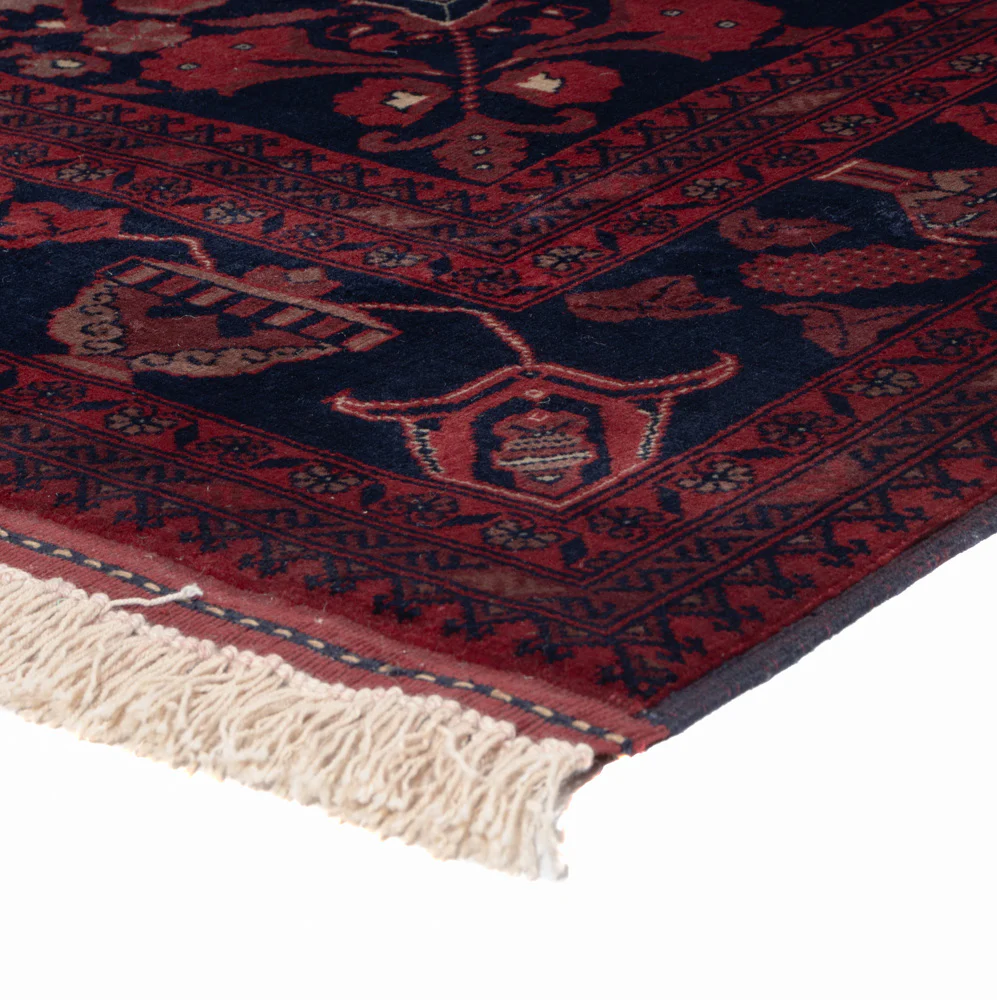 Afghan Teppich - Royal - 200 x 148 cm - rot - Image 4