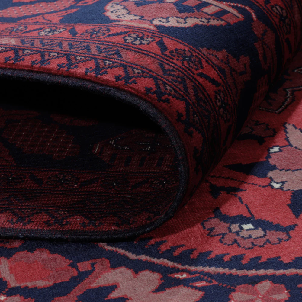 Afghan Teppich - Royal - 200 x 148 cm - rot - Image 5