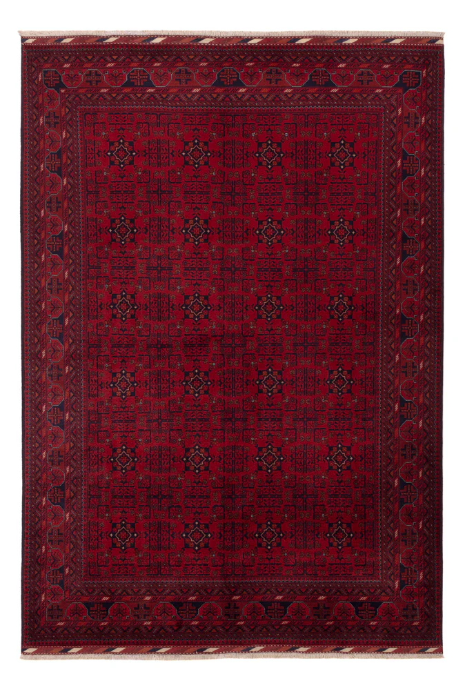 Afghan Teppich 257x176cm - Orientteppich