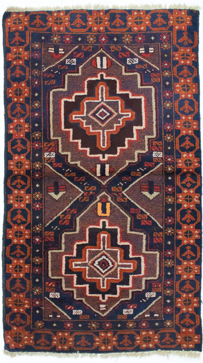 Belutsch Teppich 134x79cm - Orientteppich