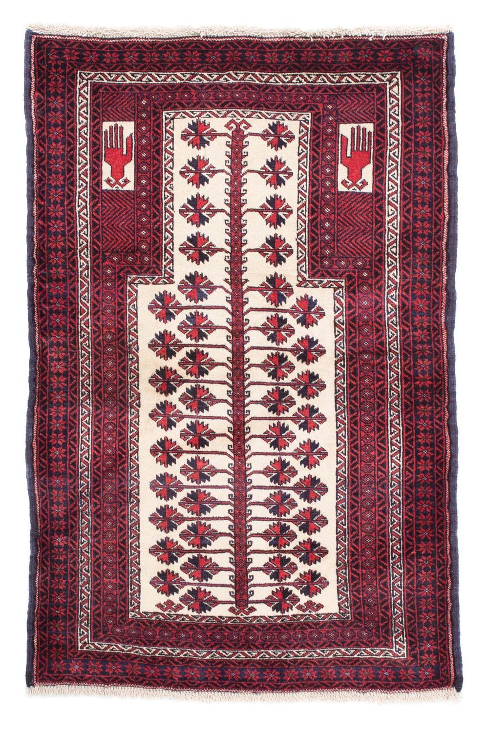 Belutsch Teppich 136x89cm - Orientteppich