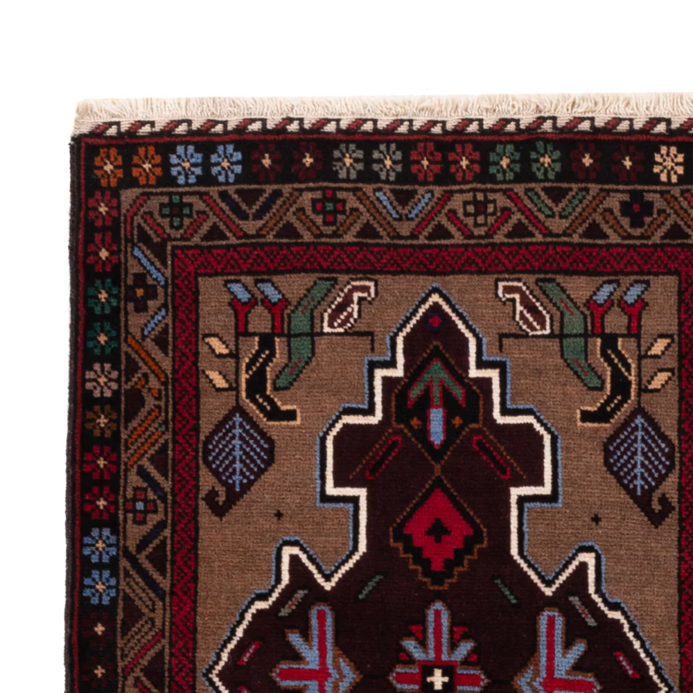 Belutsch Teppich - 140 x 90 cm - mehrfarbig - Image 3
