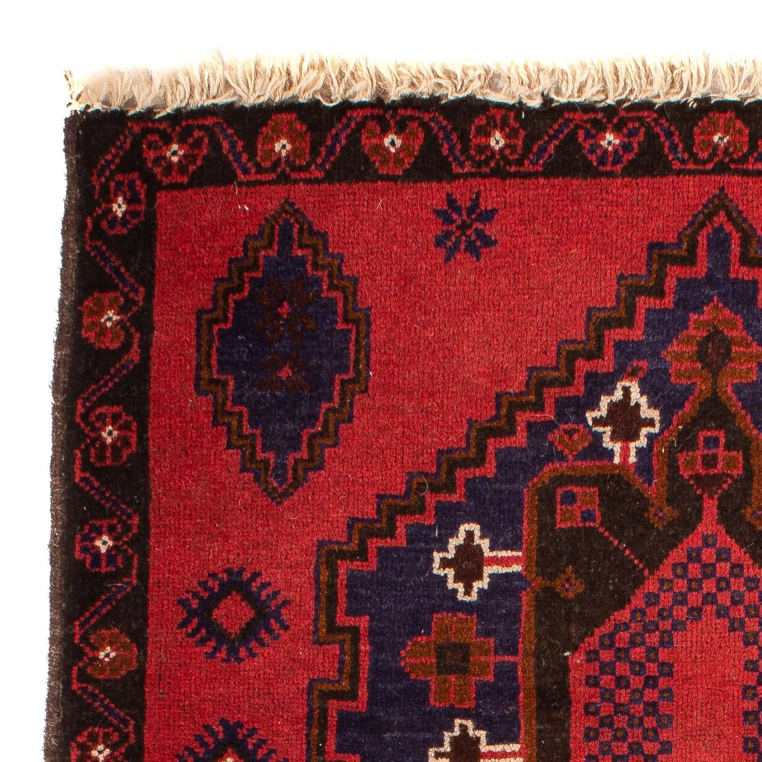 Belutsch Teppich 140 x 92 cm - dunkelrot - Image 3