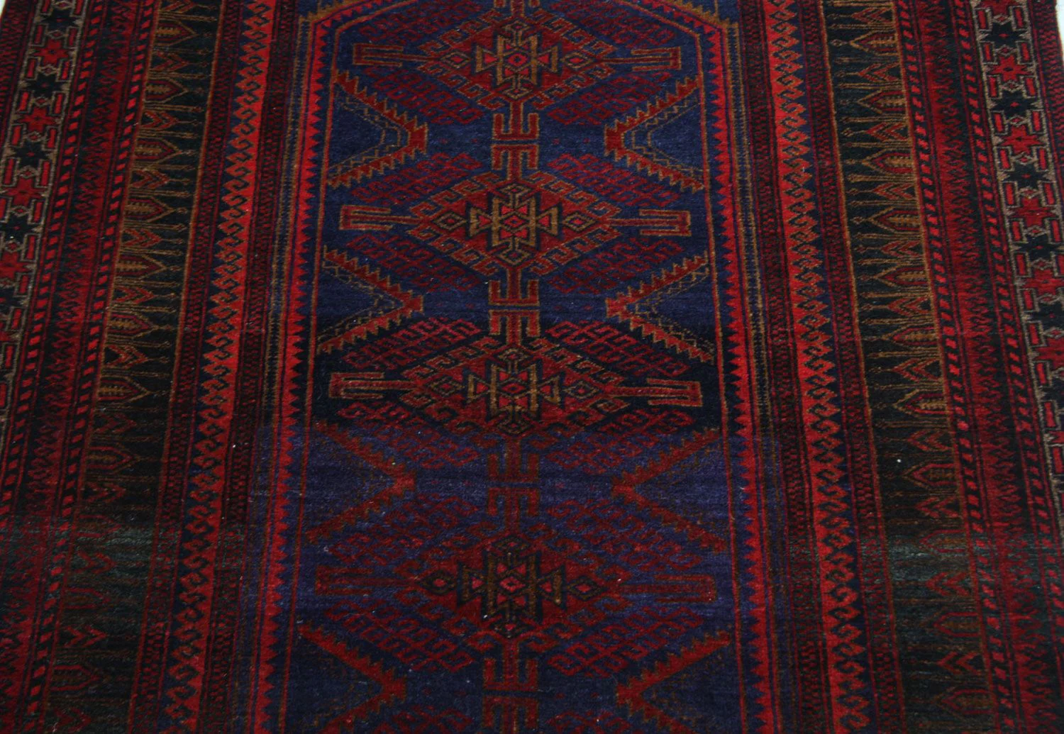 Belutsch Teppich 151 x 107 cm - blau - Image 2
