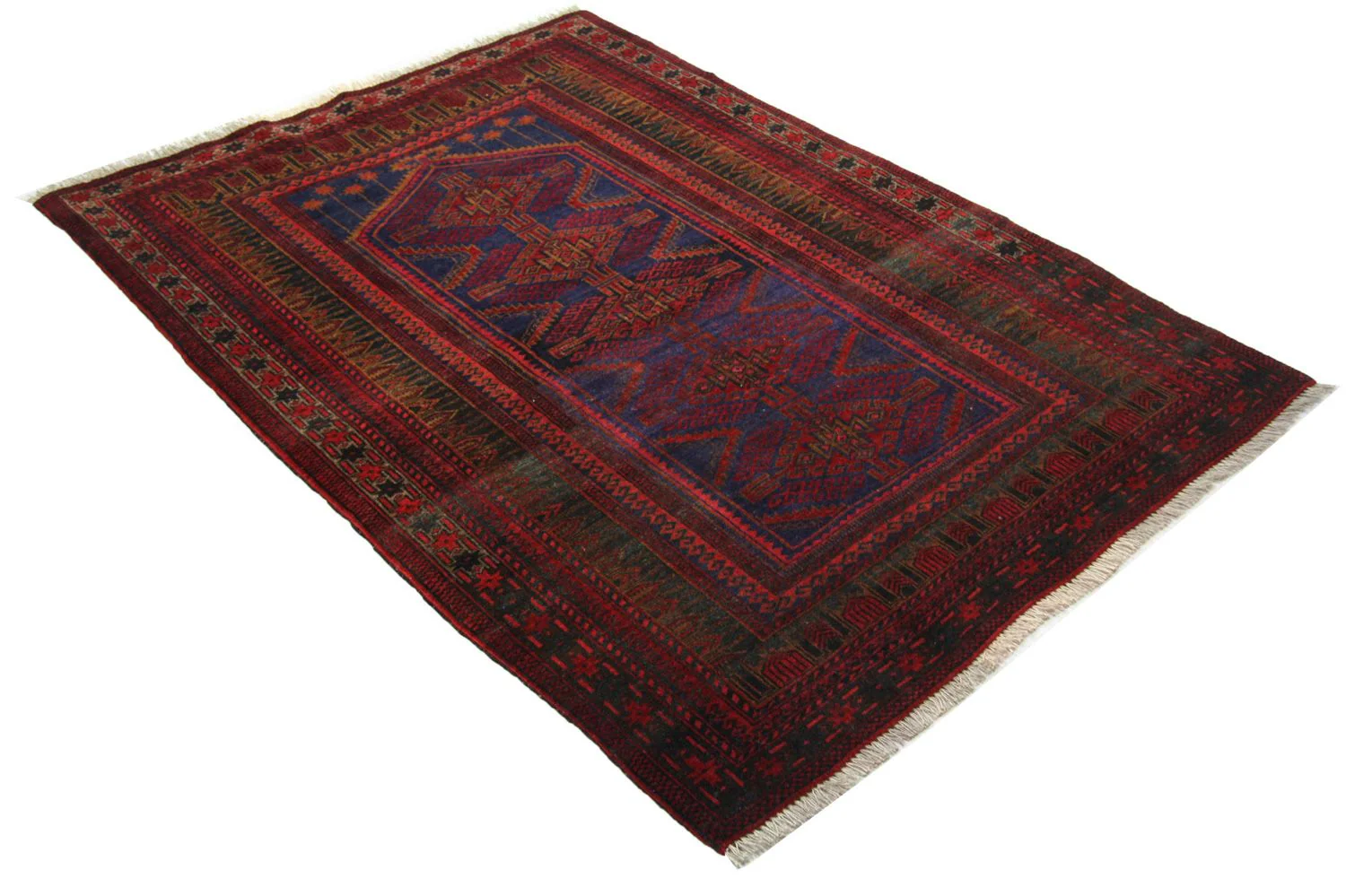 Belutsch Teppich 151 x 107 cm - blau - Image 4