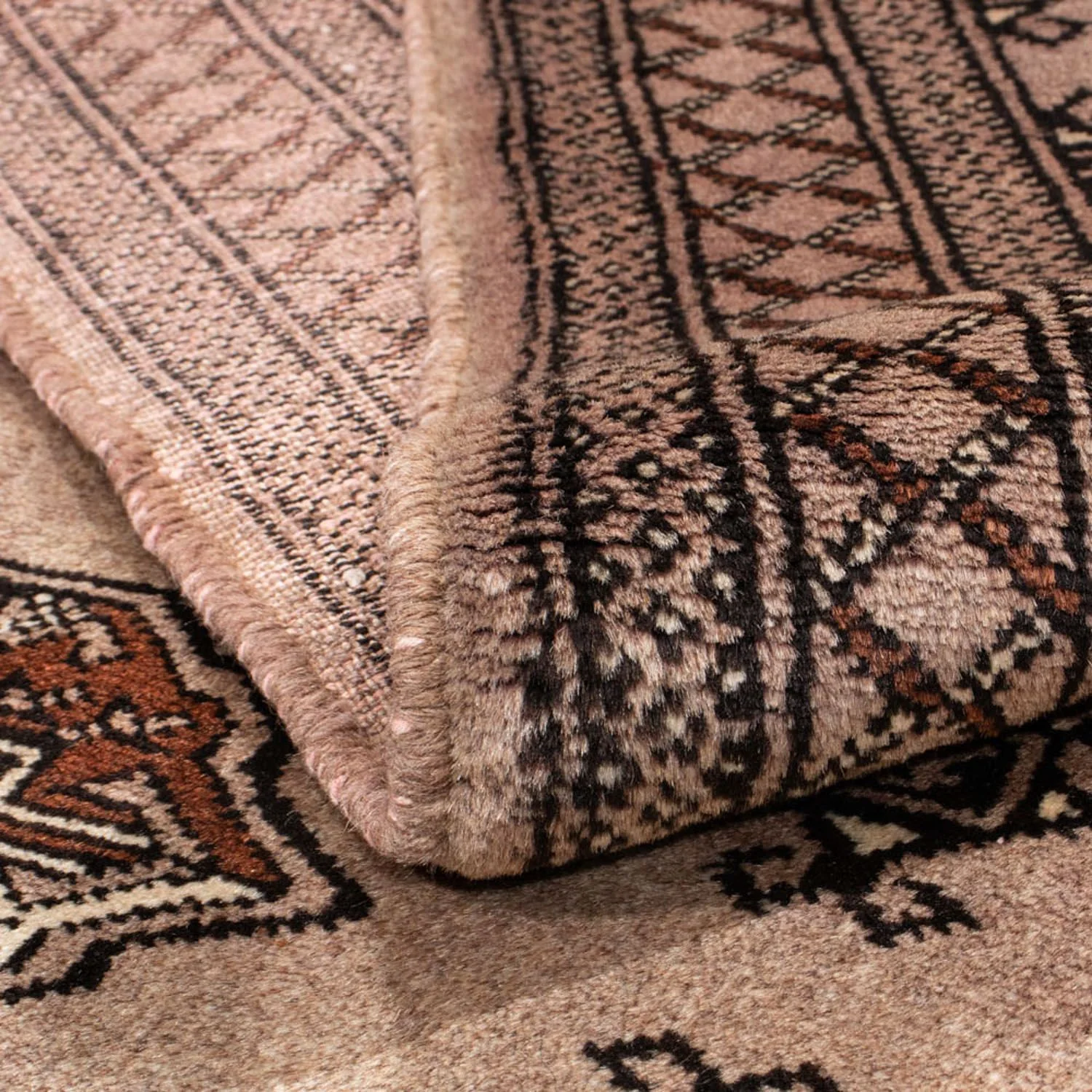 Belutsch Teppich 159 x 109 cm - hellchoco - Image 4