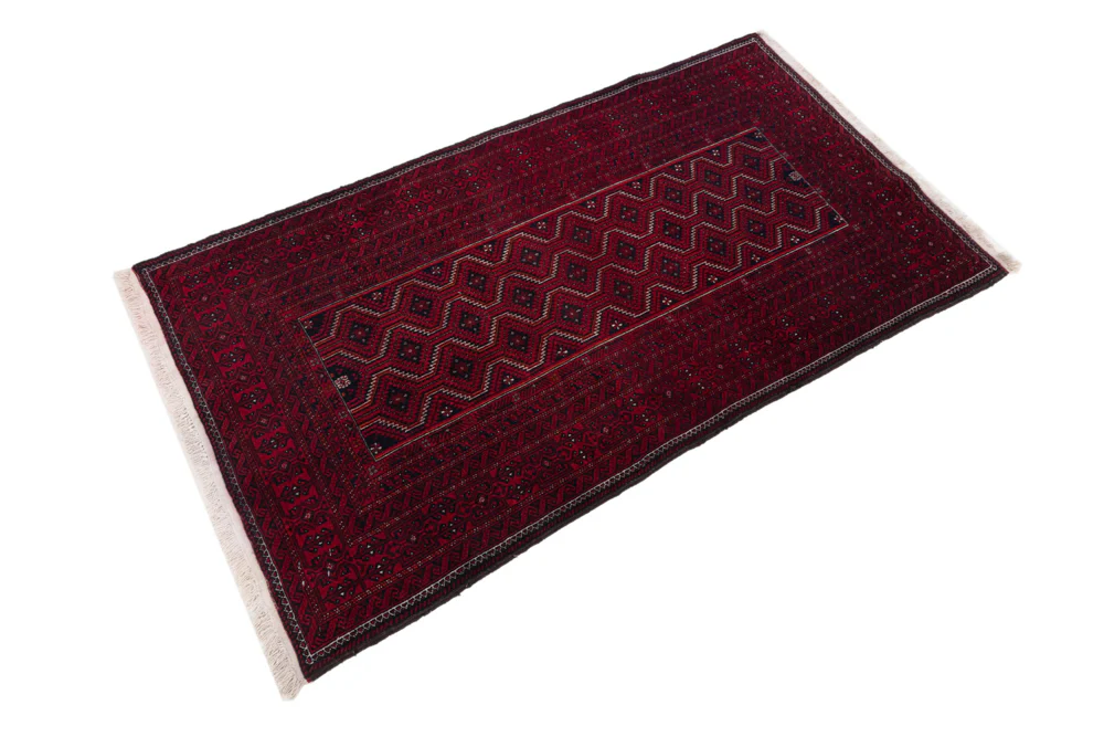 Belutsch Teppich - 165 x 100 cm - dunkelrot - Image 3
