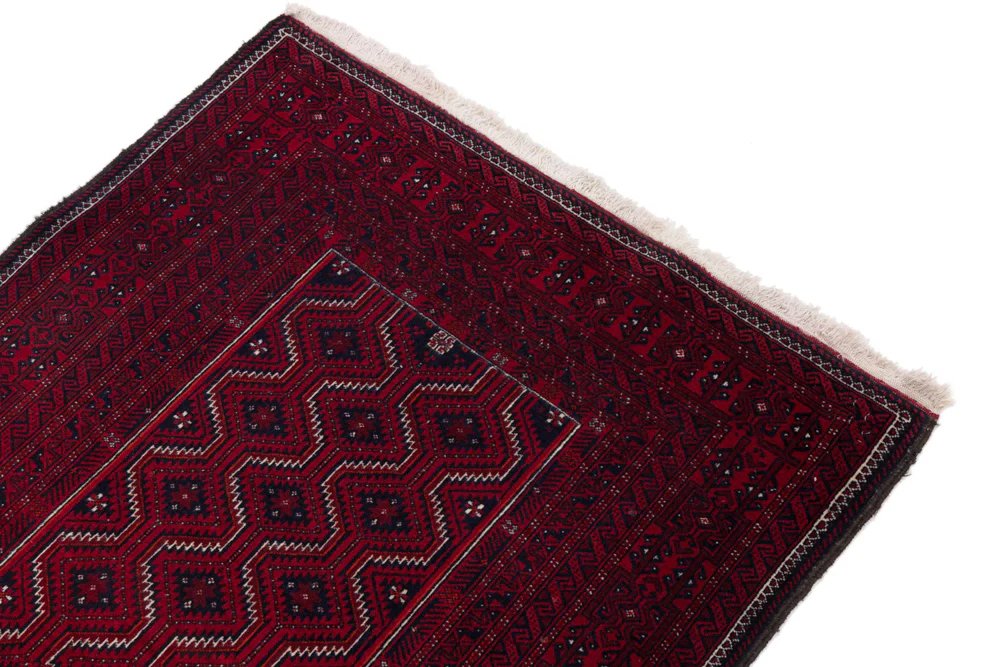 Belutsch Teppich - 165 x 100 cm - dunkelrot - Image 4