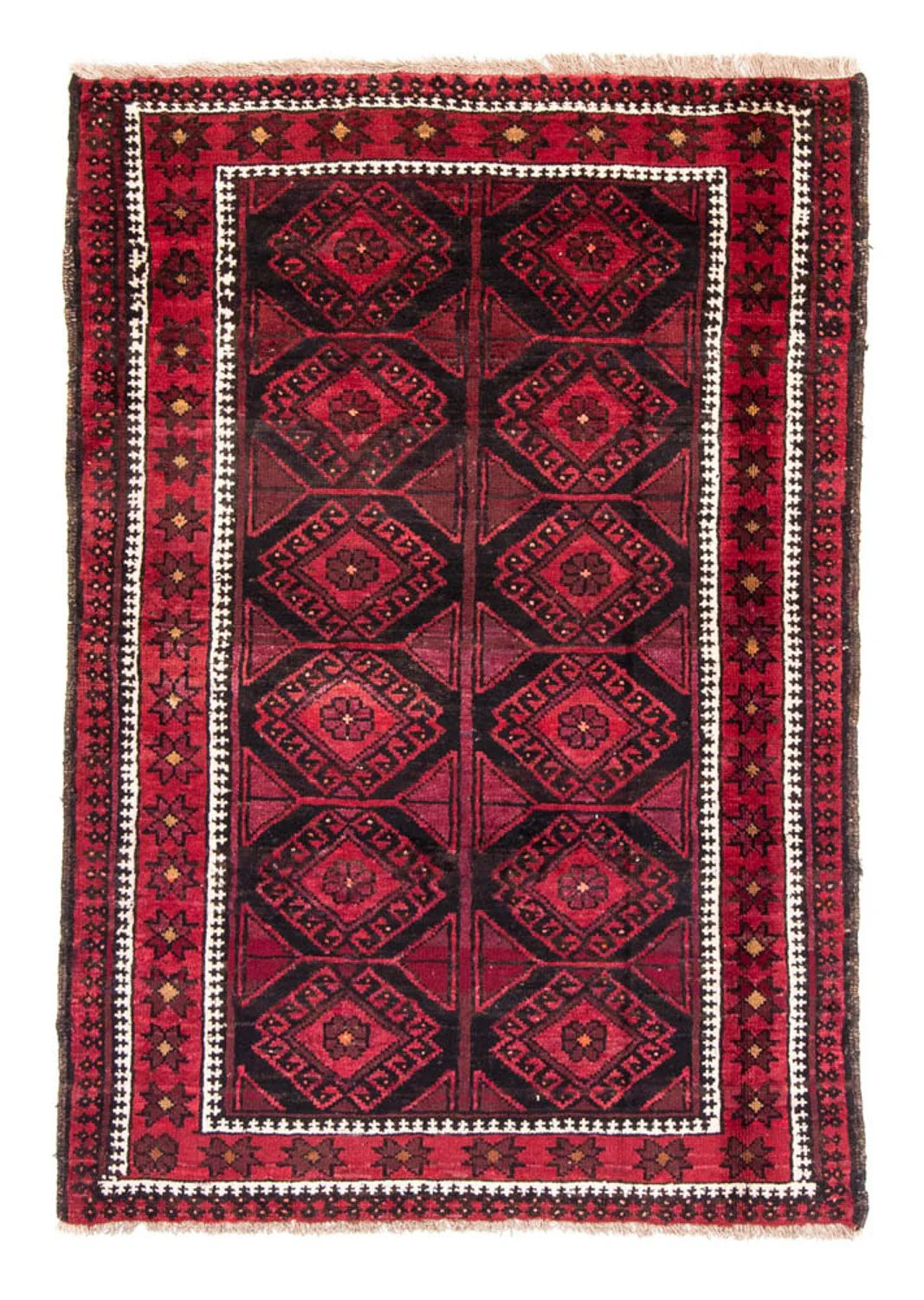 Belutsch Teppich 180 x 123 cm - rot