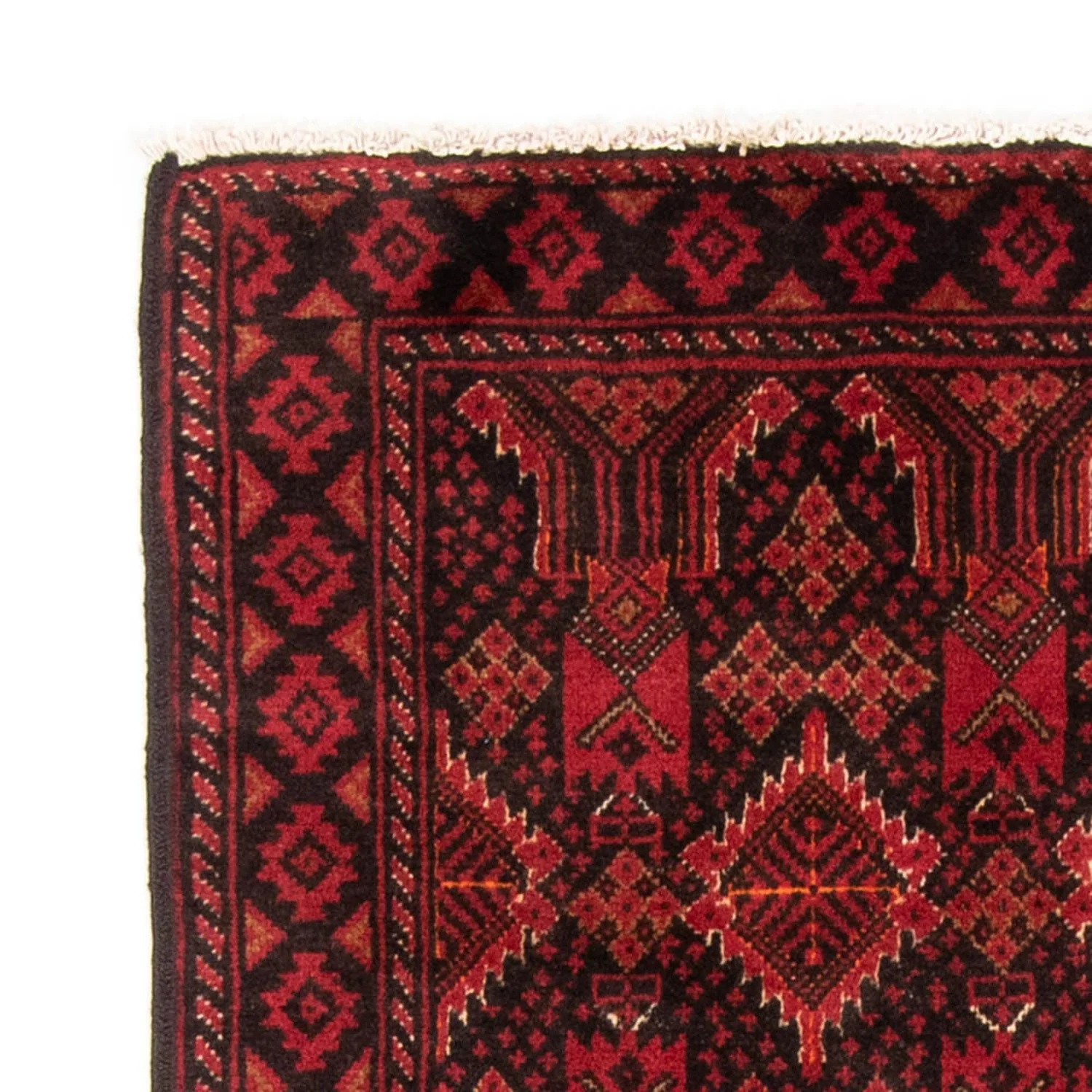 Belutsch Teppich 187 x 99 cm - rot - Image 3