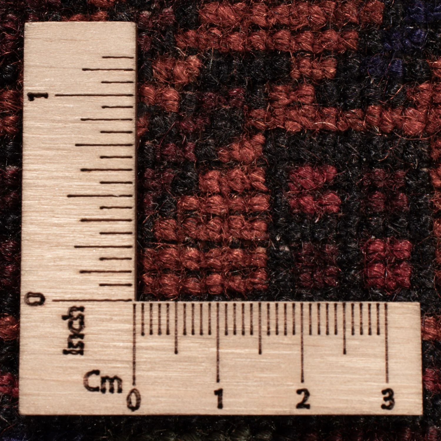 Belutsch Teppich - 193 x 130 cm - dunkelrot - Image 6
