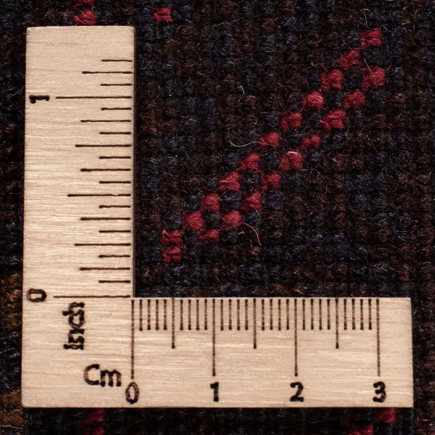 Belutsch Teppich - 194 x 122 cm - dunkelrot - Image 6