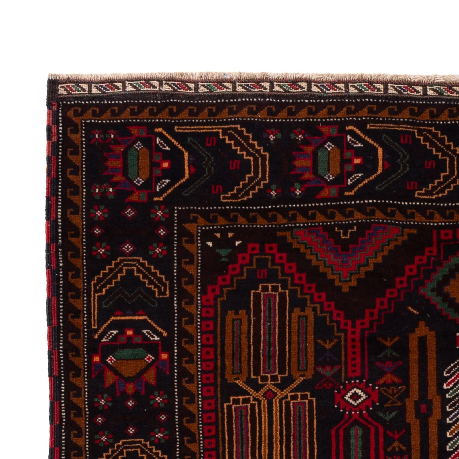 Belutsch Teppich - 195 x 117 cm - dunkelrot - Image 3