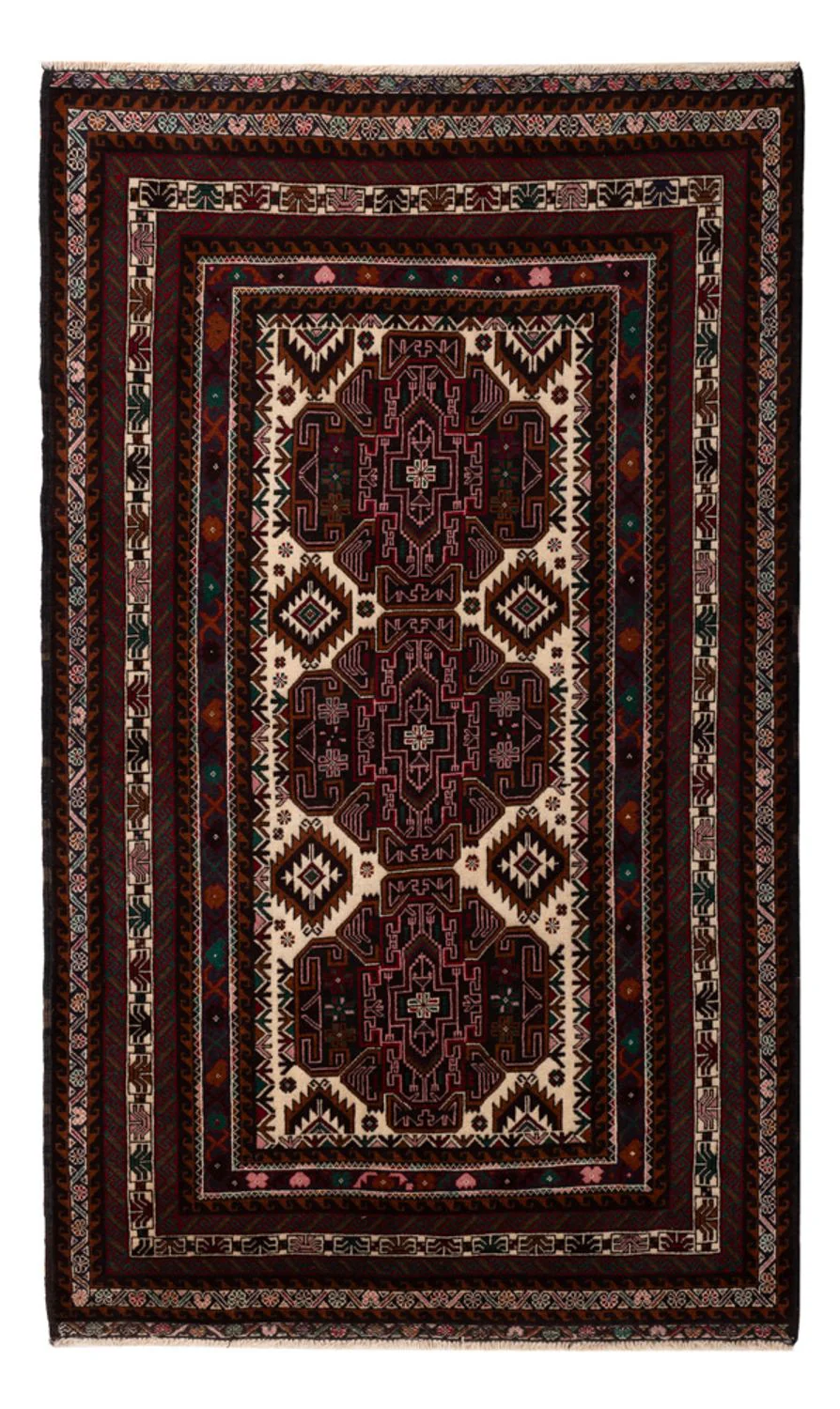 Belutsch Teppich - 199 x 115 cm - dunkelbeige
