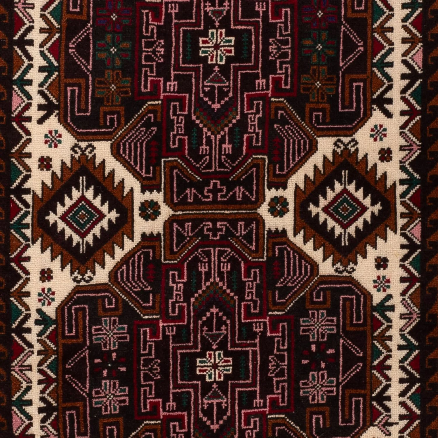 Belutsch Teppich - 199 x 115 cm - dunkelbeige - Image 2