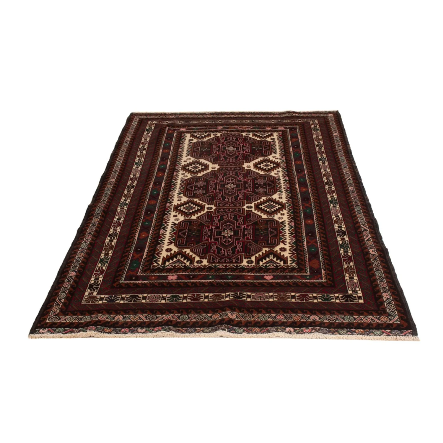 Belutsch Teppich - 199 x 115 cm - dunkelbeige - Image 5