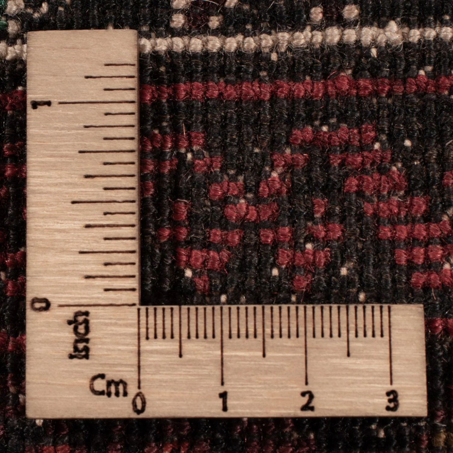 Belutsch Teppich - 200 x 117 cm - dunkelrot - Image 6