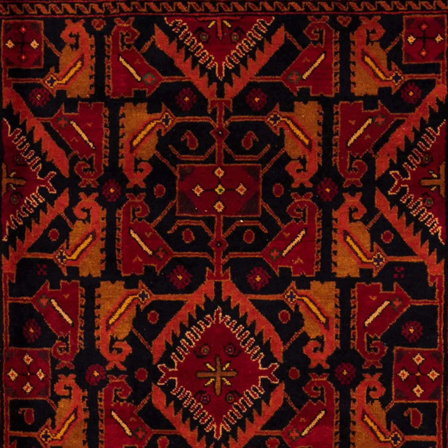 Belutsch Teppich 203 x 130 cm - rot - Image 2