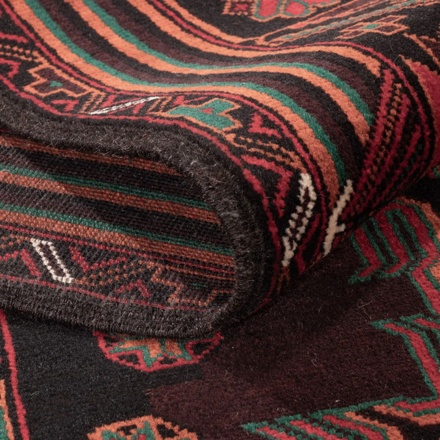 Belutsch Teppich - 206 x 117 cm - dunkelrot - Image 4