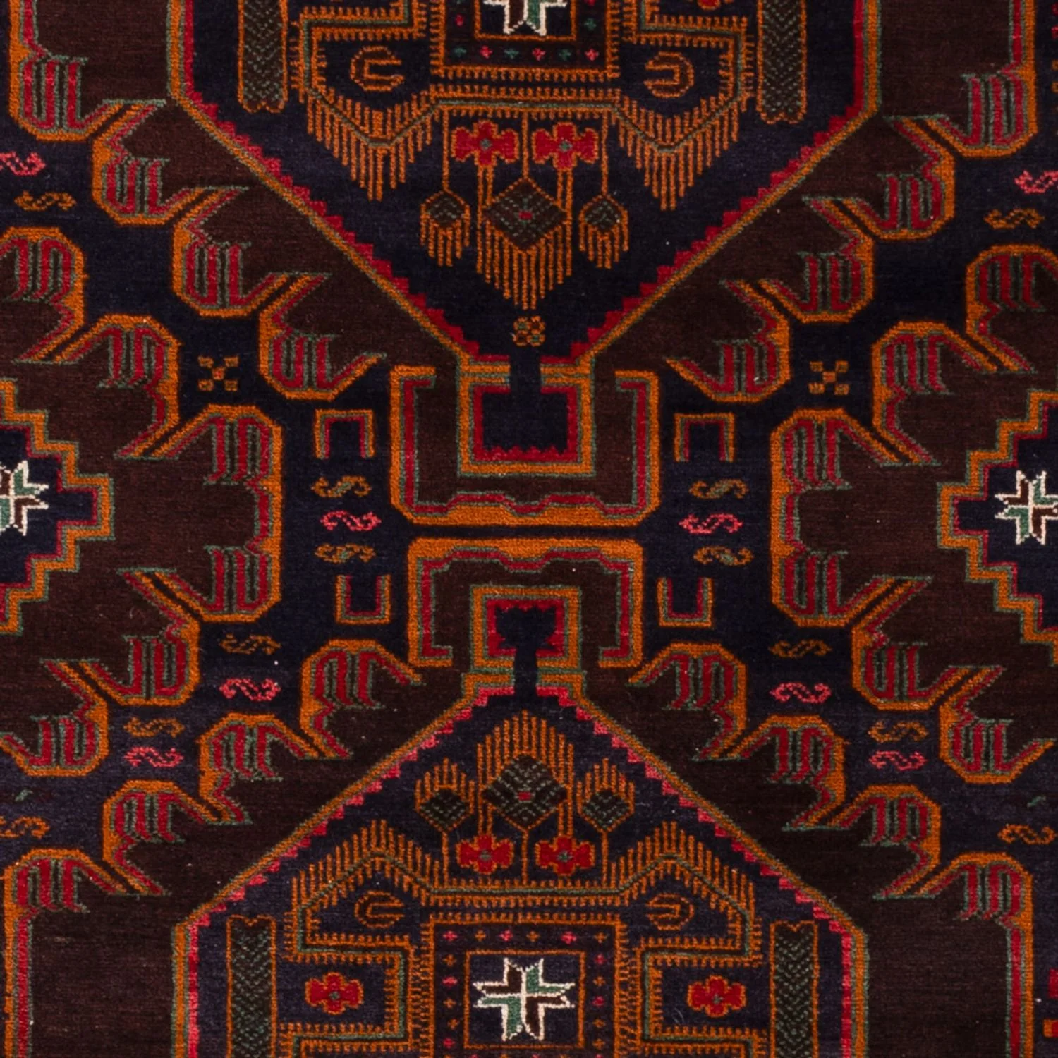 Belutsch Teppich - 213 x 128 cm - dunkelrot - Image 2