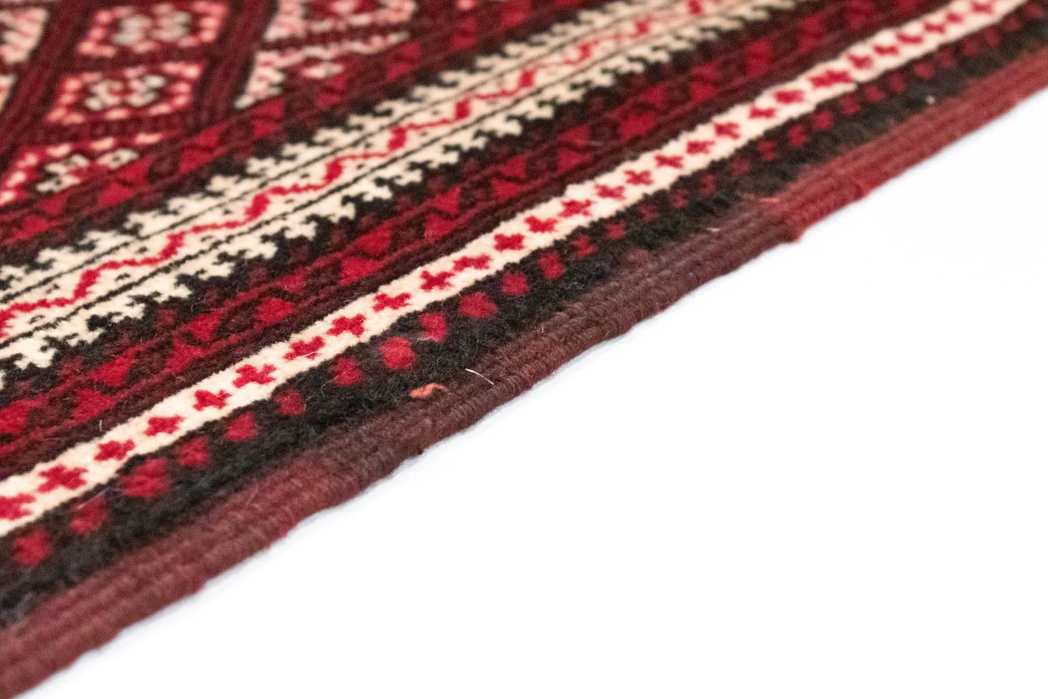 Belutsch Teppich 84 x 70 cm - rot - Image 3