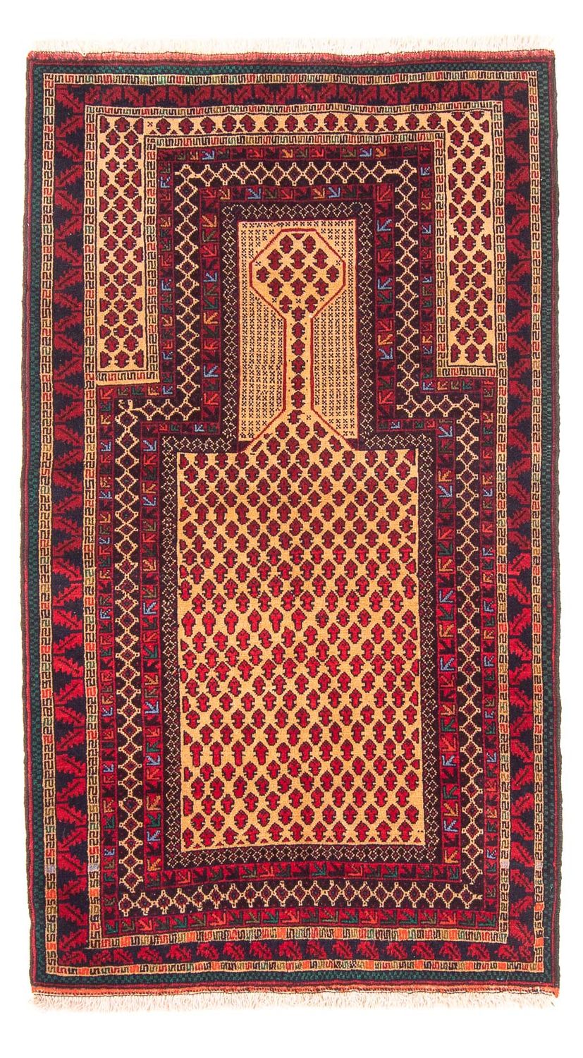 Belutsch Teppich - Gebetsteppich - 147 x 86 cm - beige