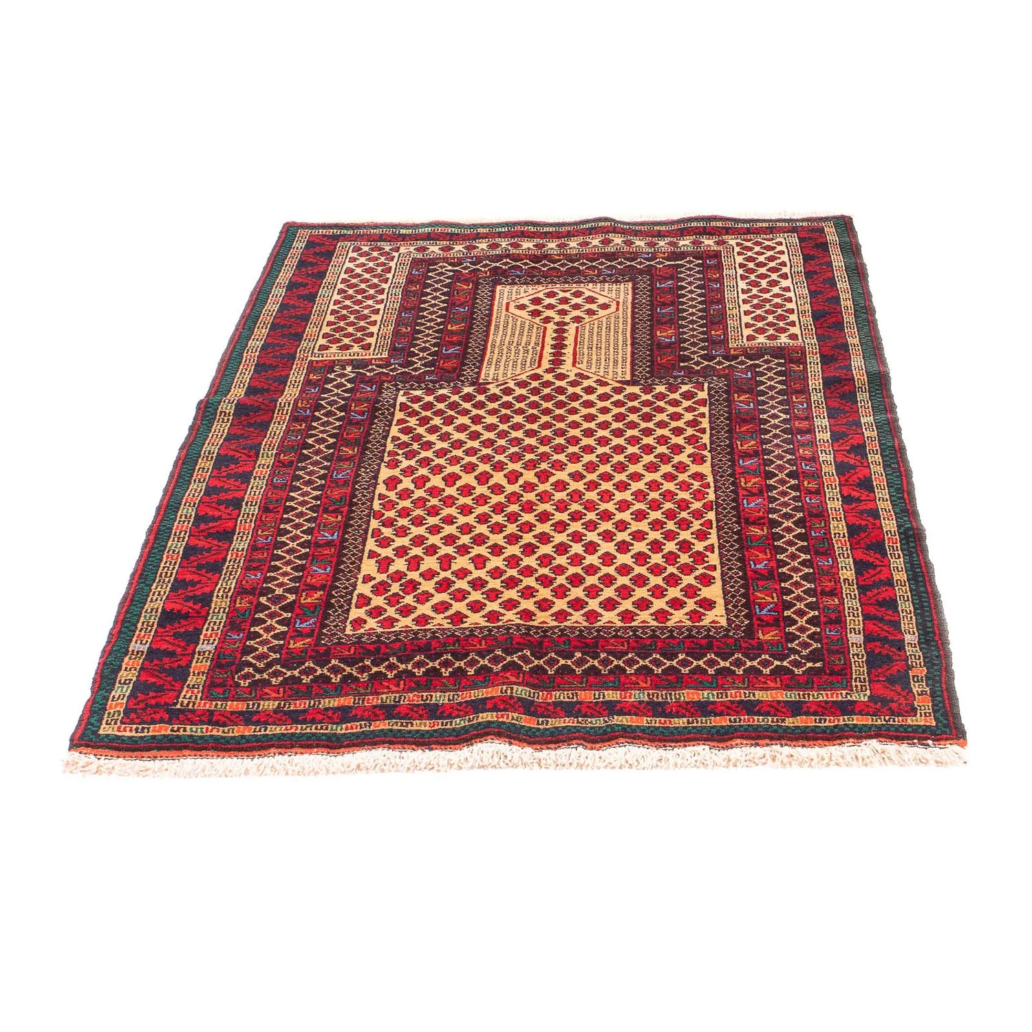 Belutsch Teppich - Gebetsteppich - 147 x 86 cm - beige - Image 5