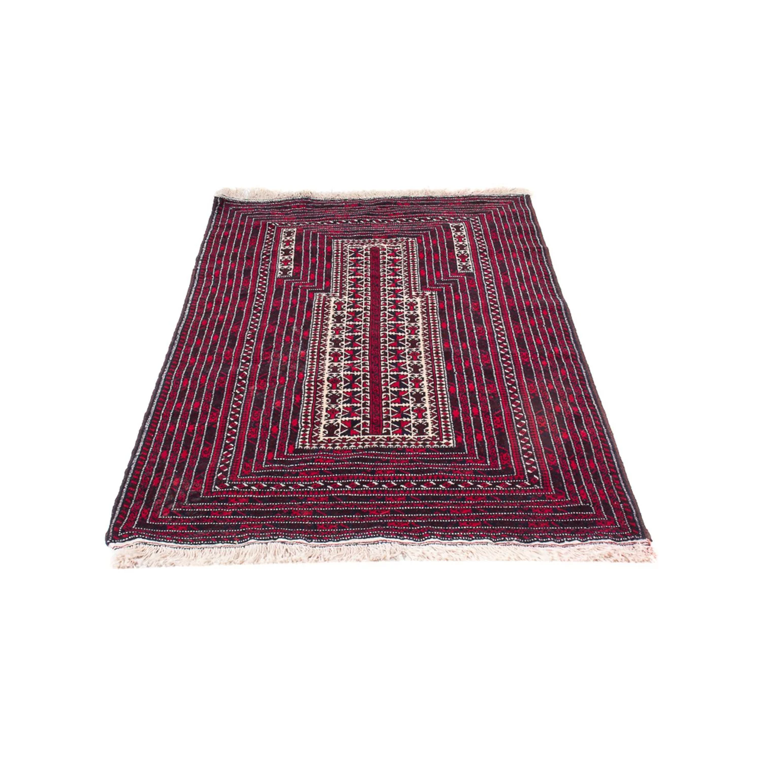 Belutsch Teppich quadratisch - 250 x 250 cm - dunkelrot - Image 5