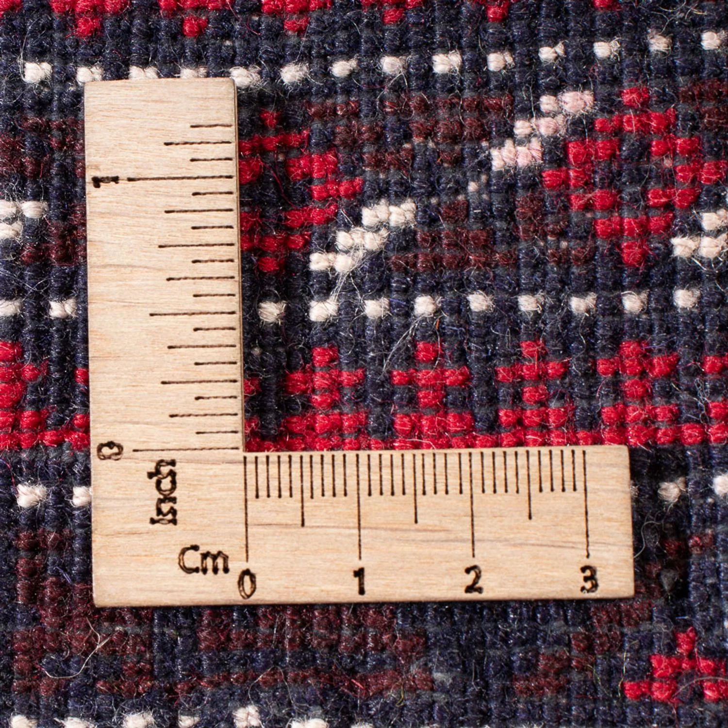 Belutsch Teppich quadratisch - 250 x 250 cm - dunkelrot - Image 6