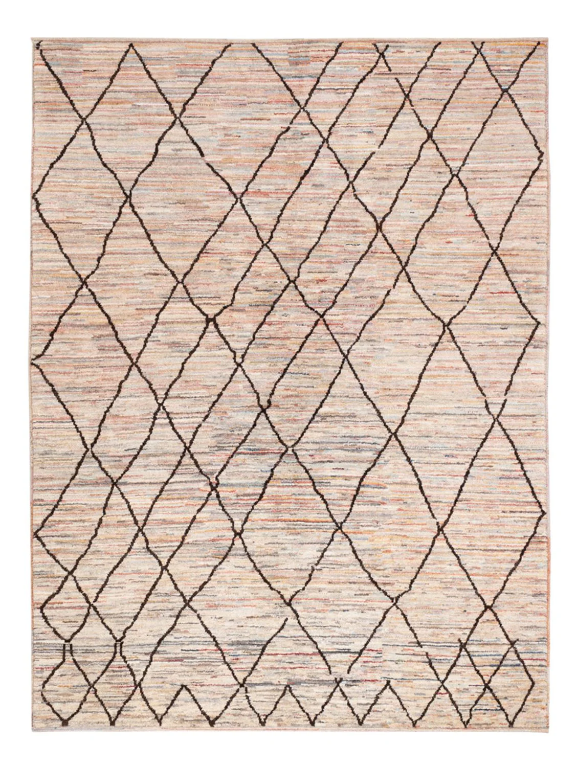 Berber Teppich 202x153cm - Wollteppich