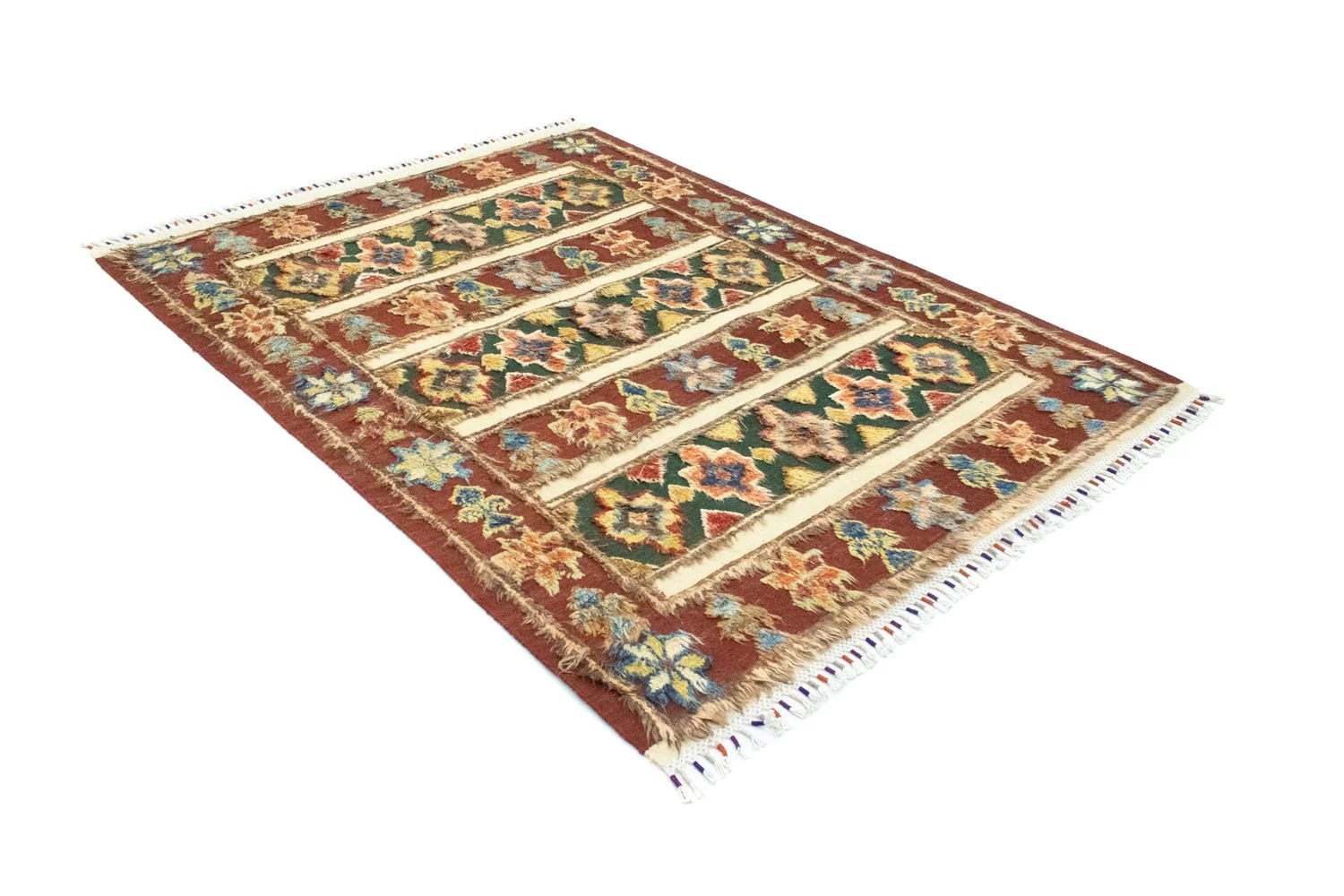 Berber Teppich 211 x 158 cm - rot - Image 3