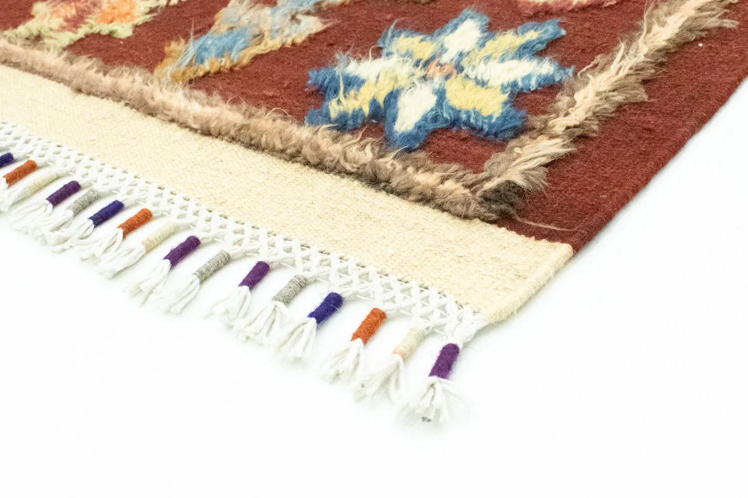 Berber Teppich 211 x 158 cm - rot - Image 5