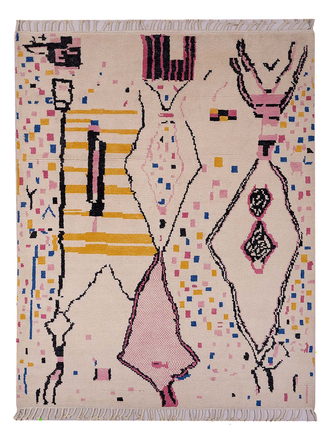 Berber Teppich 244x166cm - Wollteppich
