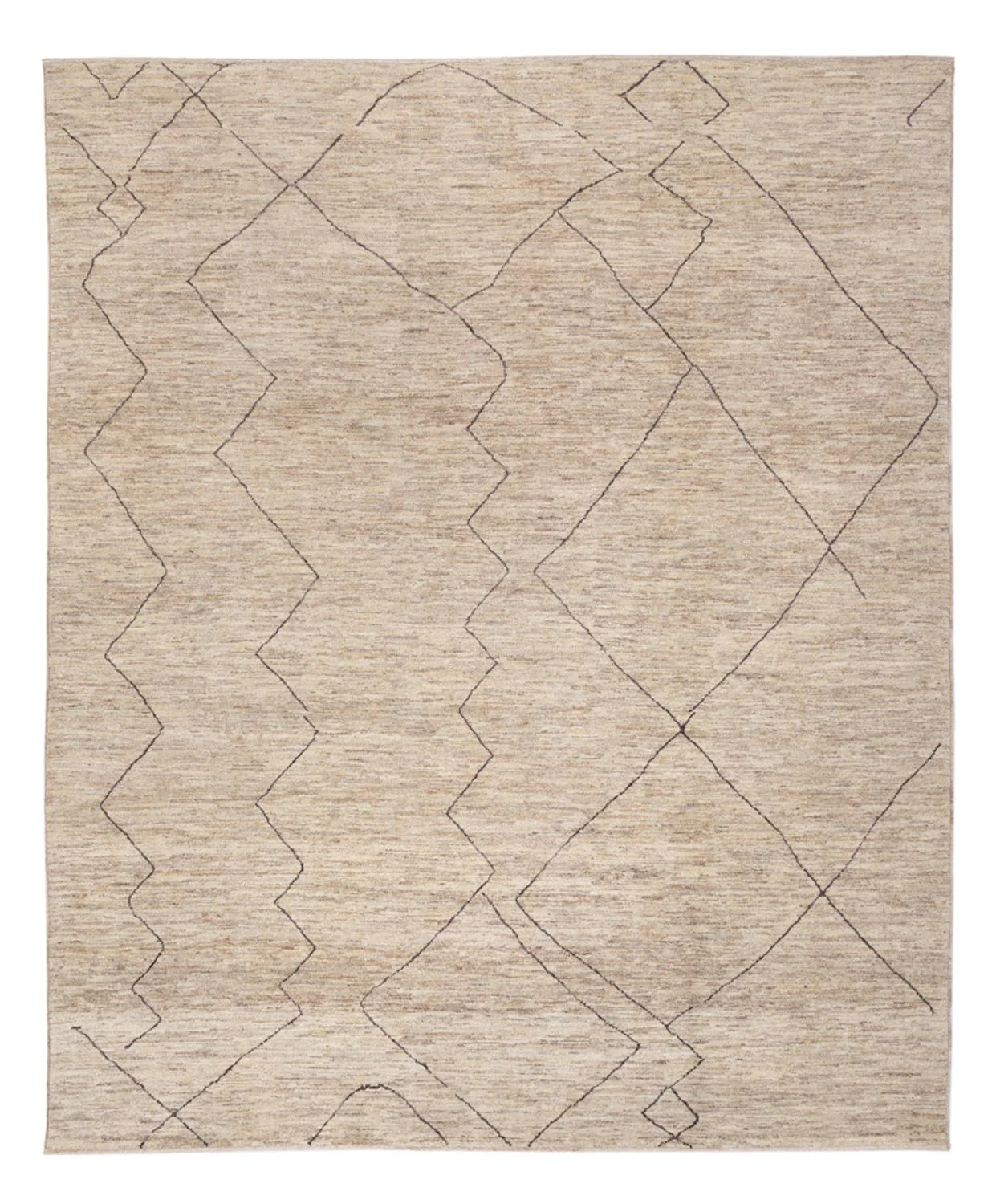 Berber Teppich 298x252cm - Wollteppich