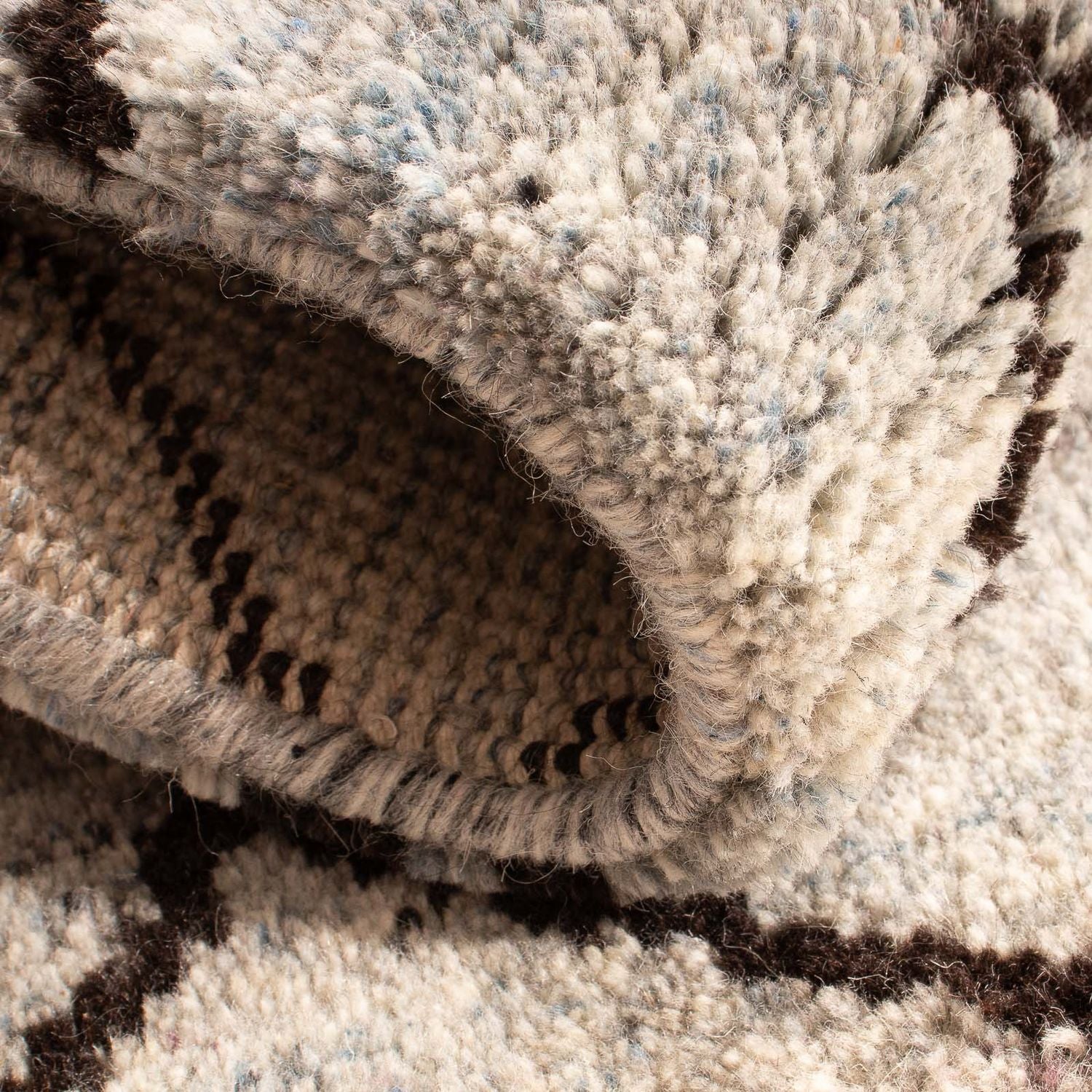 Berber Teppich 90 x 58 cm - beige - Image 4