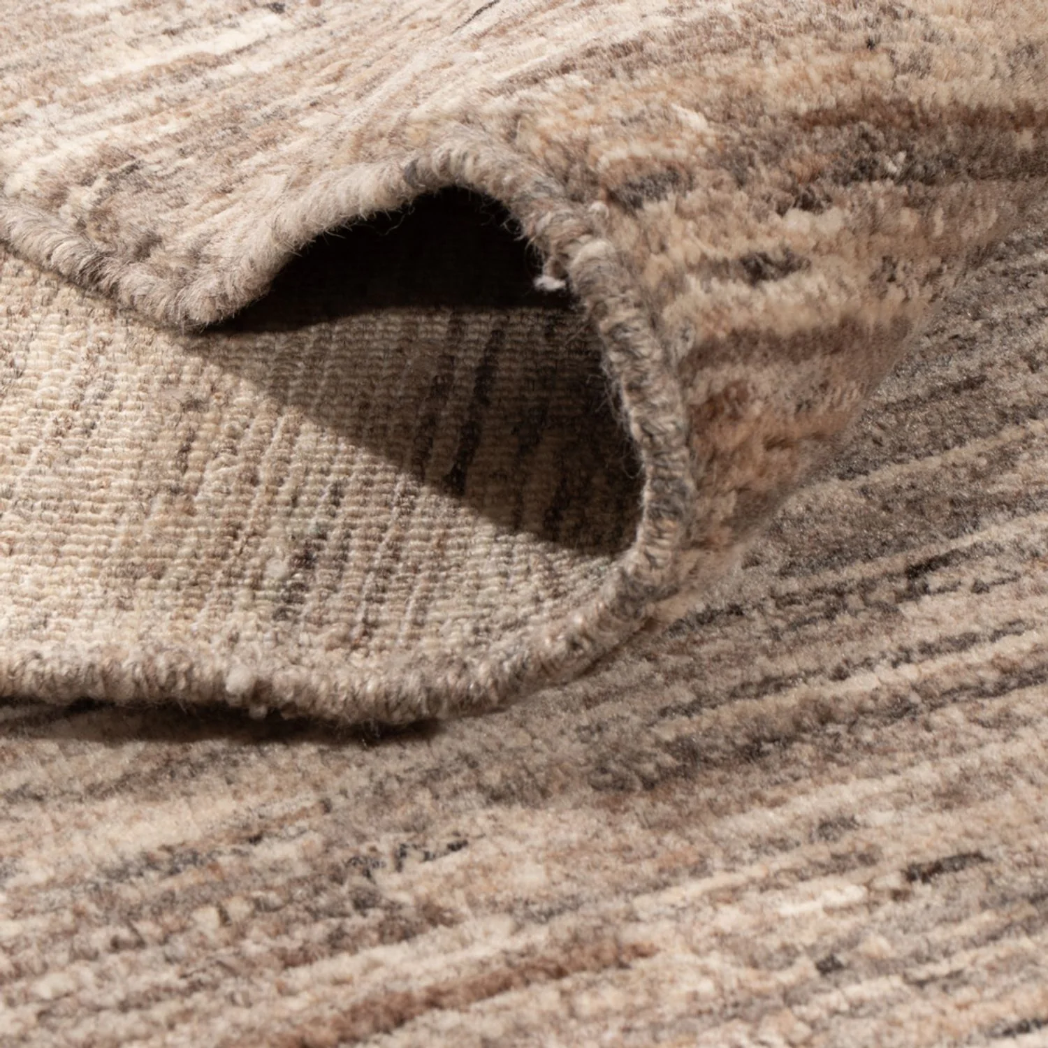 Berber Teppich quadratisch  - 200 x 200 cm - beige - Image 4