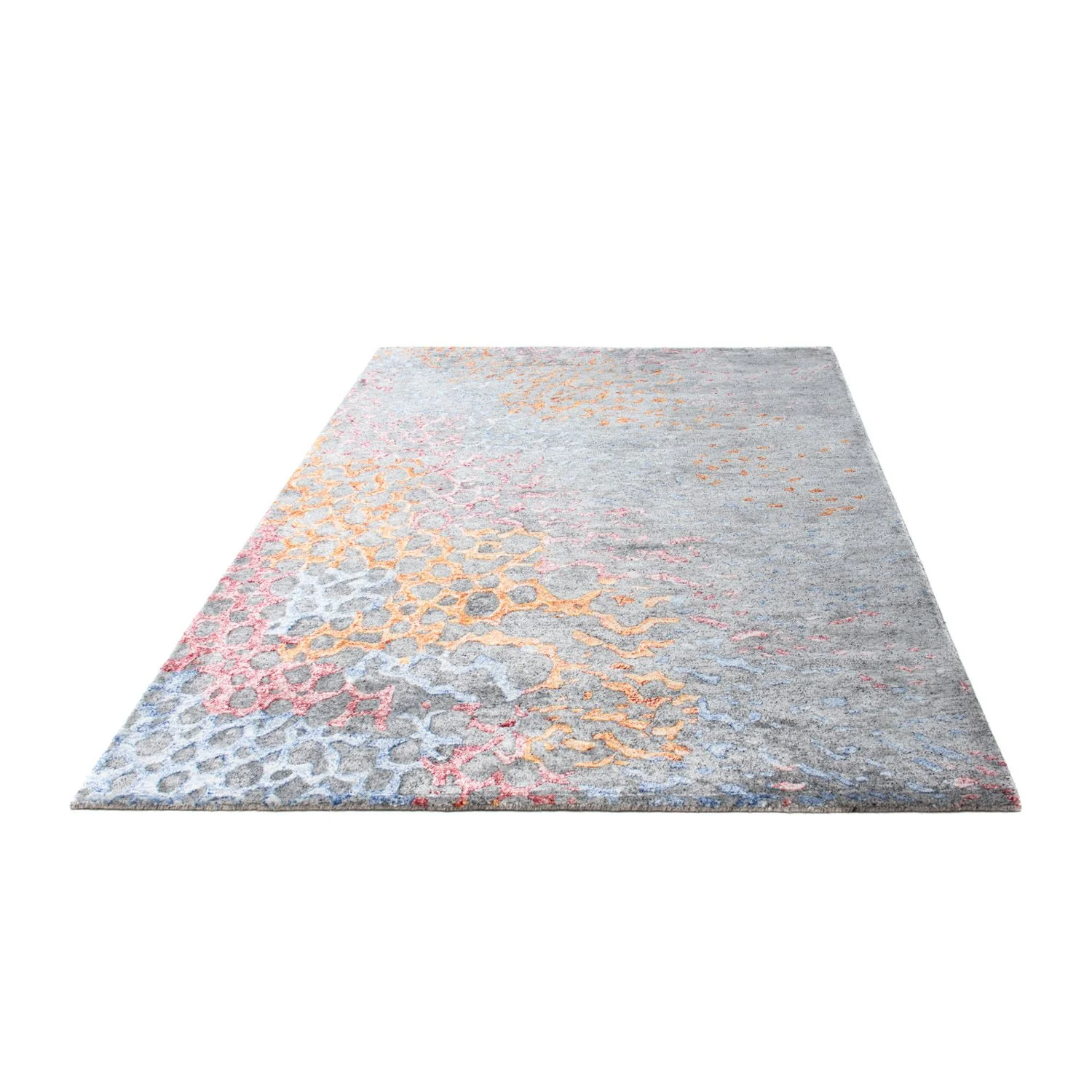 Designer Teppich 200 x 140 cm - hellblau - Image 5