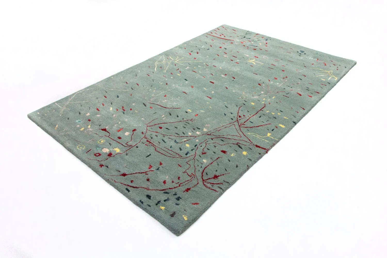 Designer Teppich 243 x 156 cm Teppich Wohnzimmer - Image 4