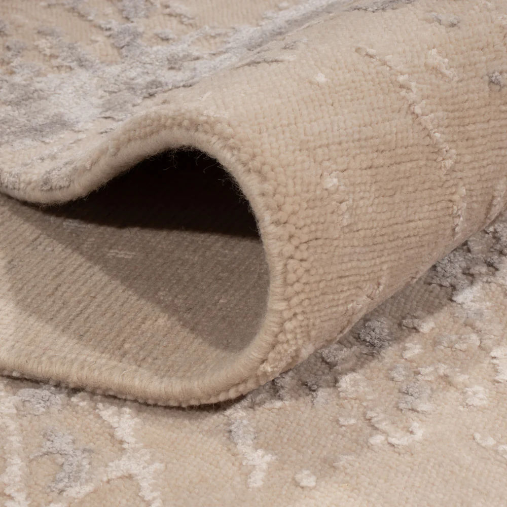 Designer Teppich - 243 x 175 cm - hellbeige - Image 4