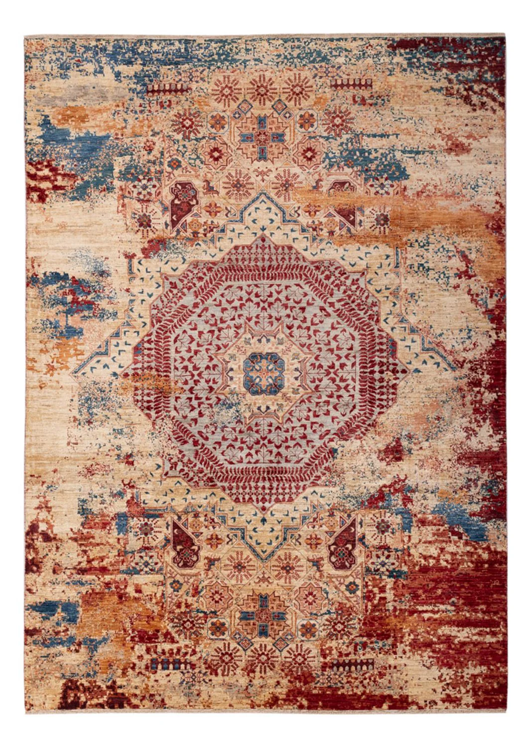 Designer Teppich - 289 x 205 cm - mehrfarbig
