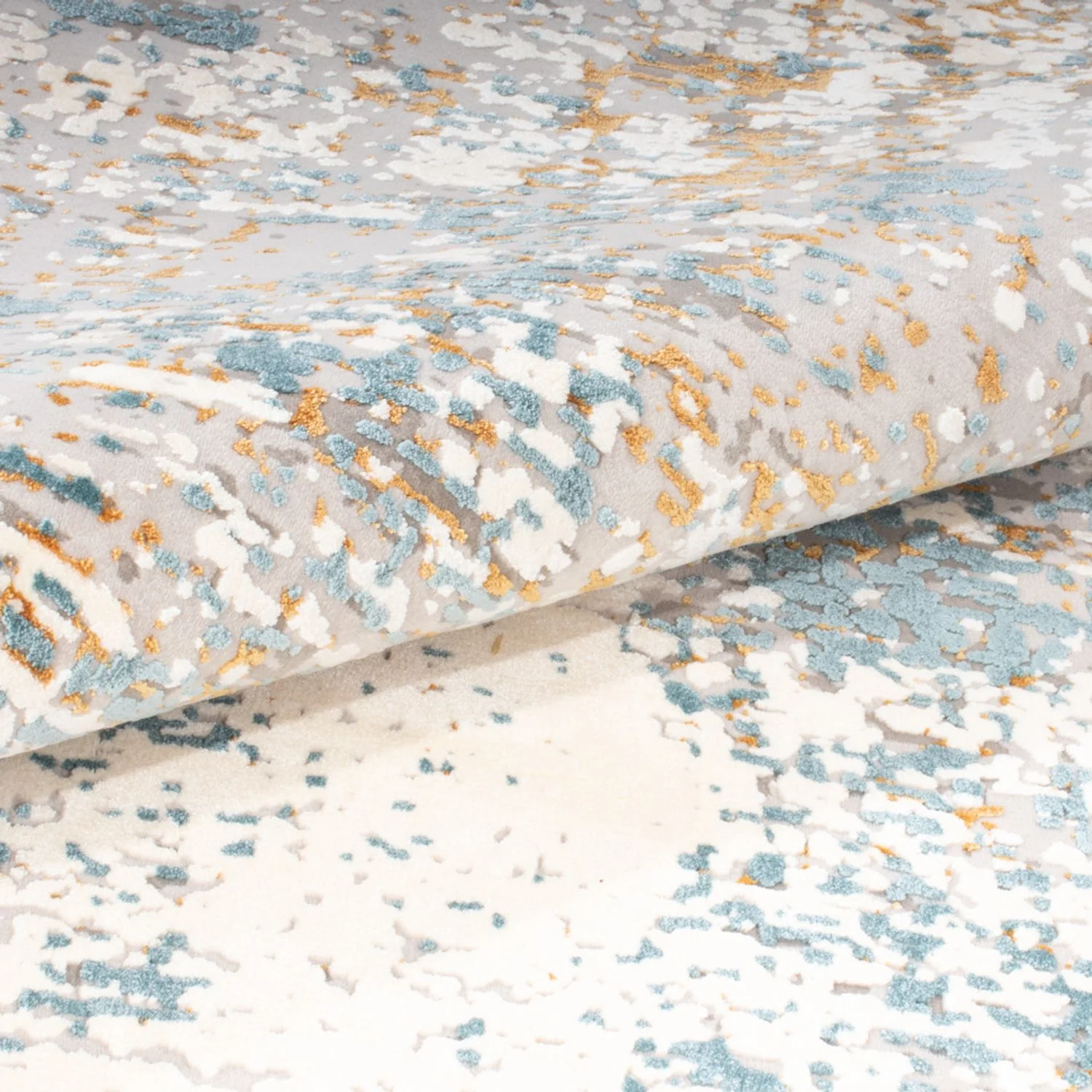 Designer Teppich - 300 x 200 cm - hellblau - Image 4